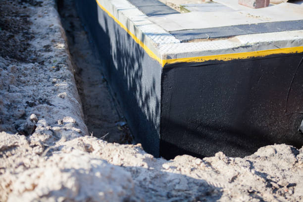 Residential Exterior Waterproofing installation at a Hamburg, MN home by SJ Waterproofing Pros
